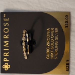 18kt over sterling silver Ring